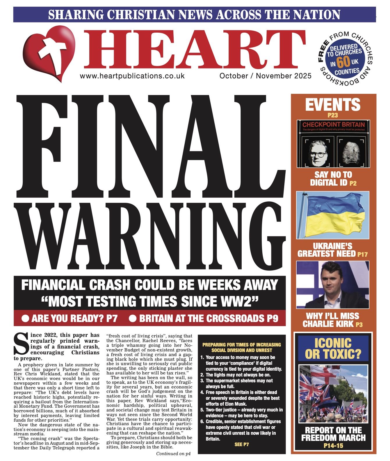 Front page Oct-Nov 2025